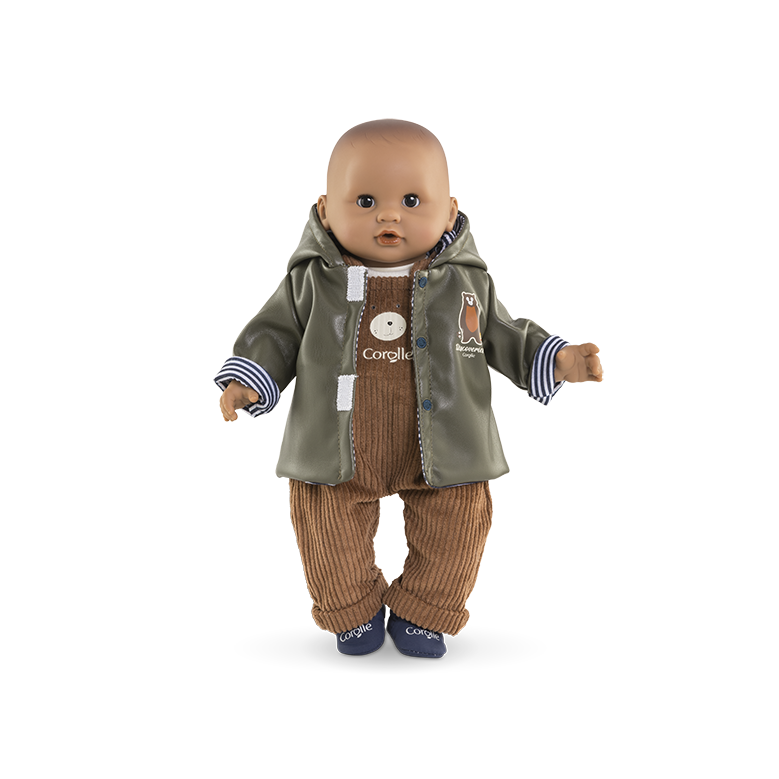 Ciré réversible Petit Explorateur pour poupon 30 cm