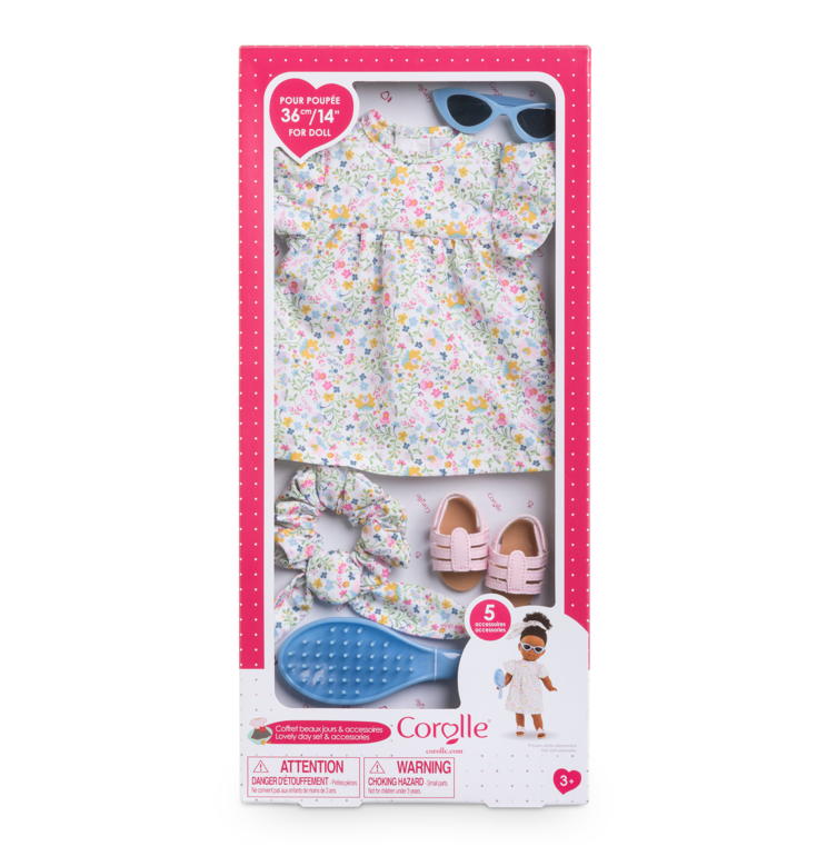 Coffret Beaux Jours et Accessoires pour poupée ma Corolle