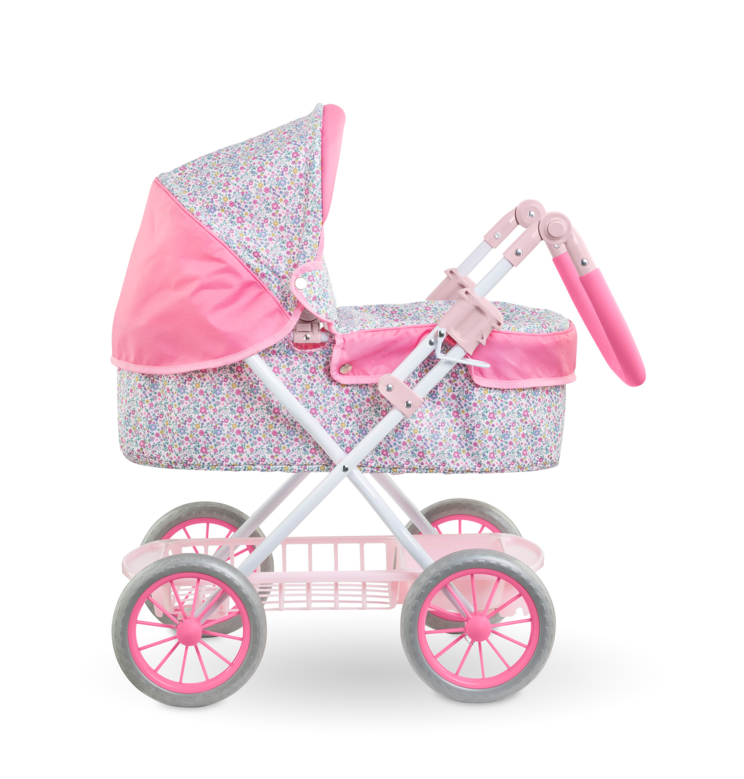 Landau Floral pour poupons 36 / 42 et 52 cm