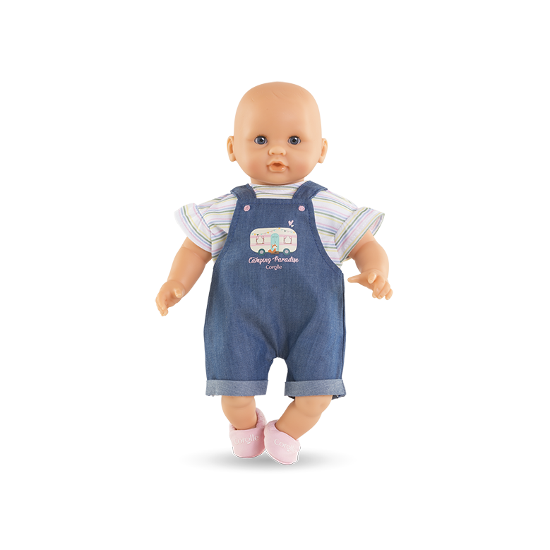 Combishort & T-Shirt Petit Explorateur pour poupon 30 cm