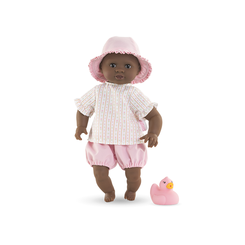 Poupon Bébé Bain Alyzée Tulipes