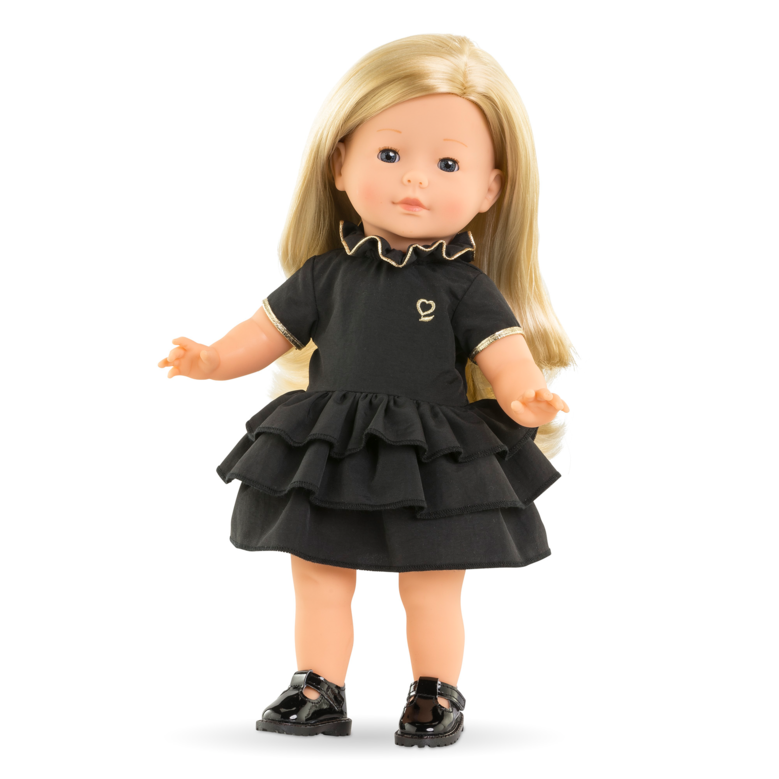 Look Robe Noire & Babies pour poupée ma Corolle