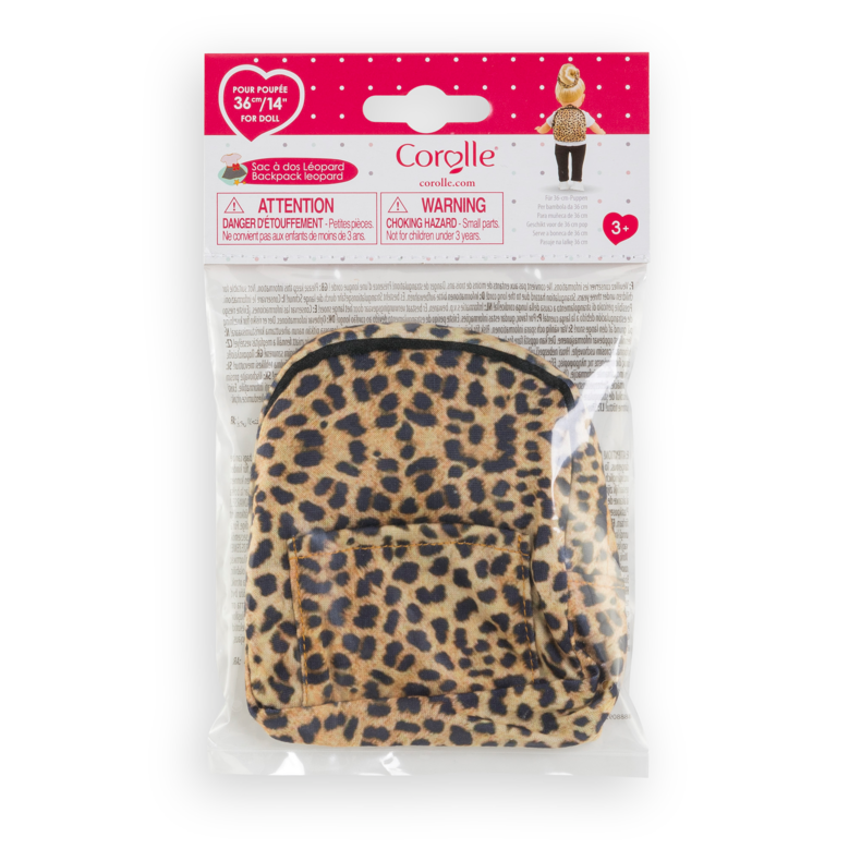 Sac à dos Léopard pour poupée ma Corolle