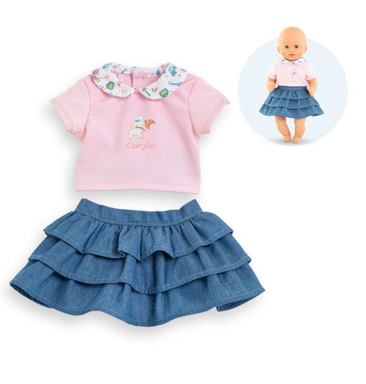 Mes ensembles Week-end à Paris pour poupon 30 cm