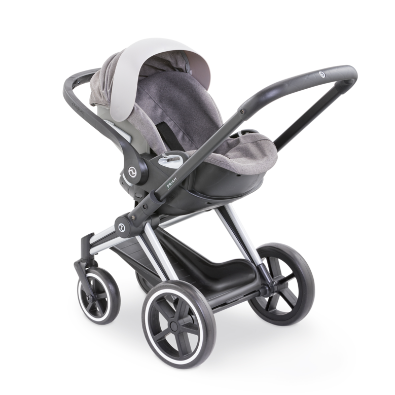 Ensemble Landau 3 en 1 Priam Cybex + Porte-poupon Cybex Gris