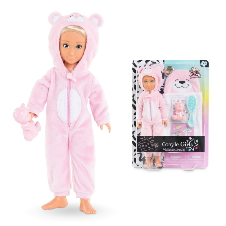 Coffret Poupée Corolle Girls Valentine Pyjama Party