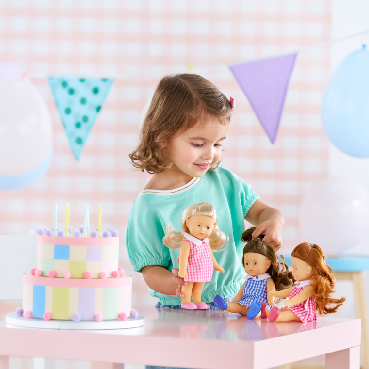 Poupée Mini Corolline Rosy - Vichy