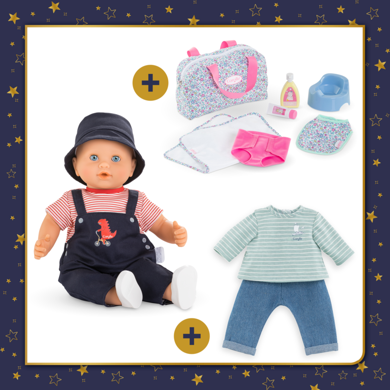 Mon Grand Poupon Eliott se change