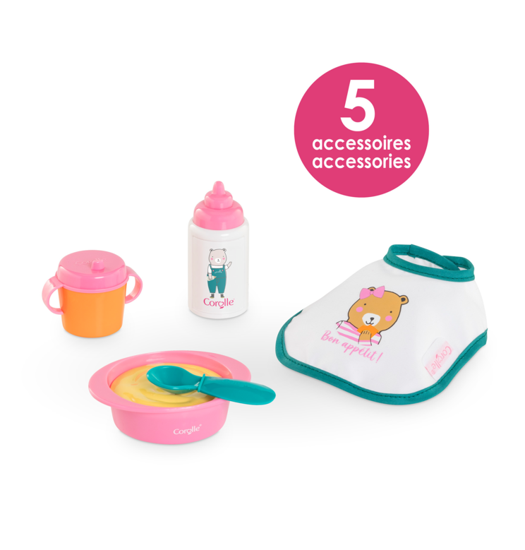 Mon Bébé Calin Margaux Corolle en Fêtes et Coffret Repas