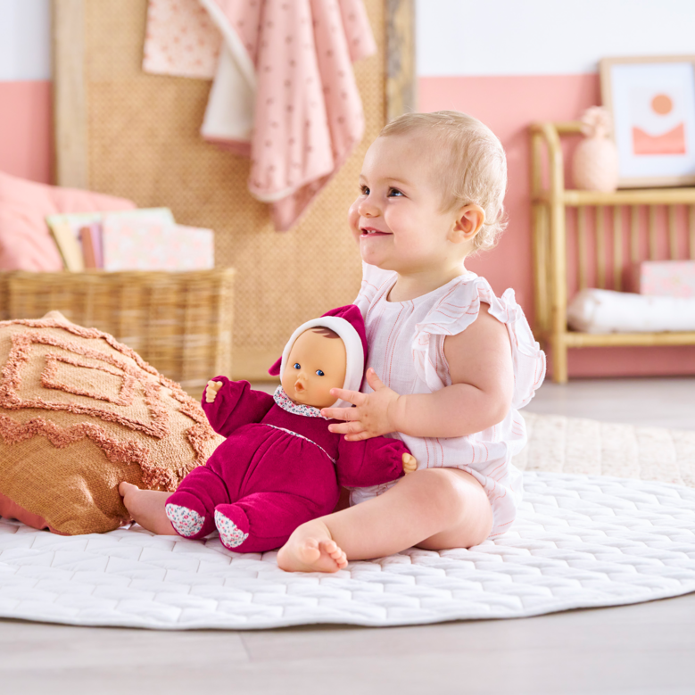 Doudou Babipouce Rose Grenadine