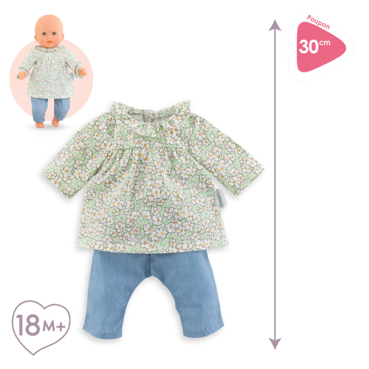 Mon Dressing Floral pour poupon 30 cm