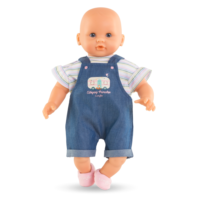 Combishort & T-Shirt Petit Explorateur pour poupon 30 cm