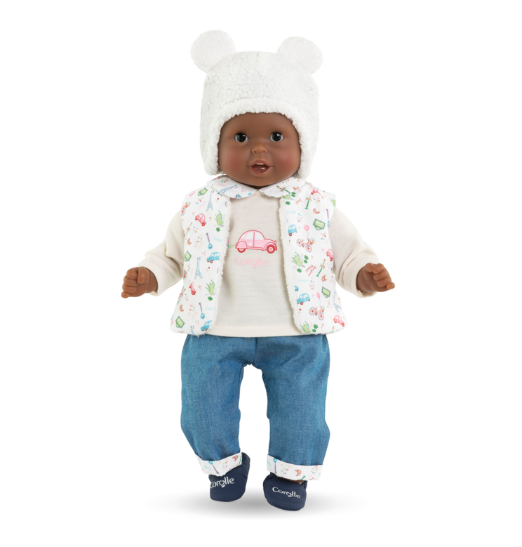 Ensemble Hiver Week-end à Paris pour poupon 30 cm