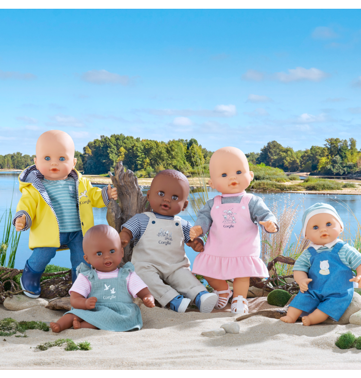 Sandales Blanches pour poupon 36 cm