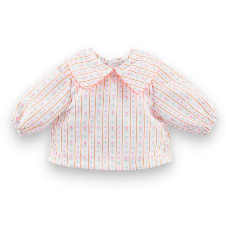 Blouse Tulipes pour poupée ma Corolle