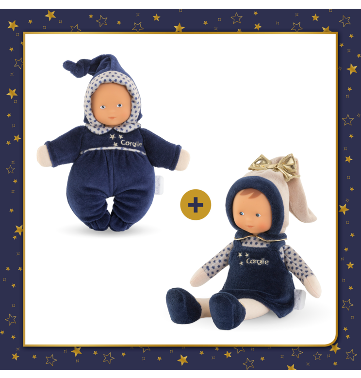 Mes Doudous Miss & Babidoux Marine Rêves d'Étoiles