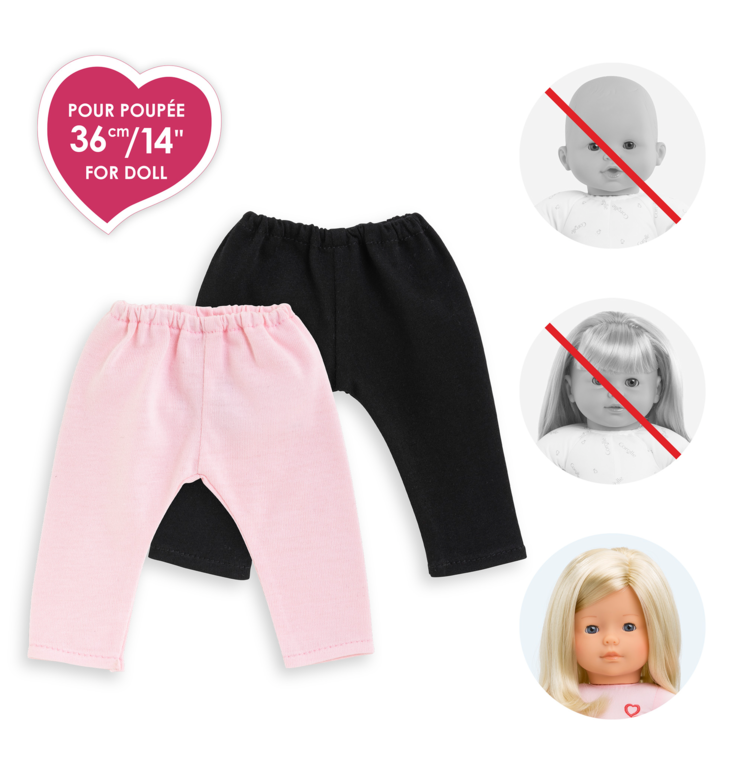 Set de 2 Leggings pour poupée ma Corolle
