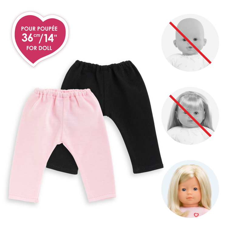 Set de 2 Leggings pour poupée ma Corolle