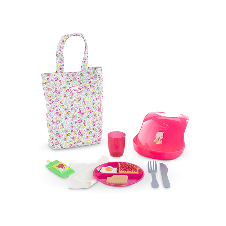 Grand coffret repas pour poupon 36/42 cm
