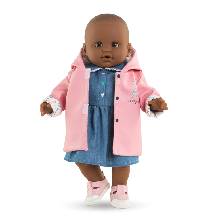 Ciré Réversible Week-end à Paris pour poupon 36 cm