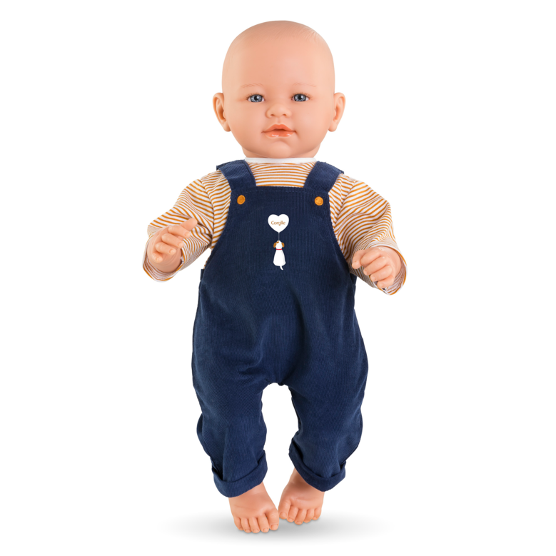Poupon Rose et Salopette Marine