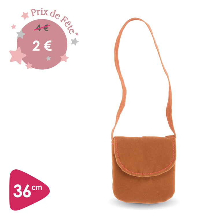 Besace Marron pour poupée ma Corolle