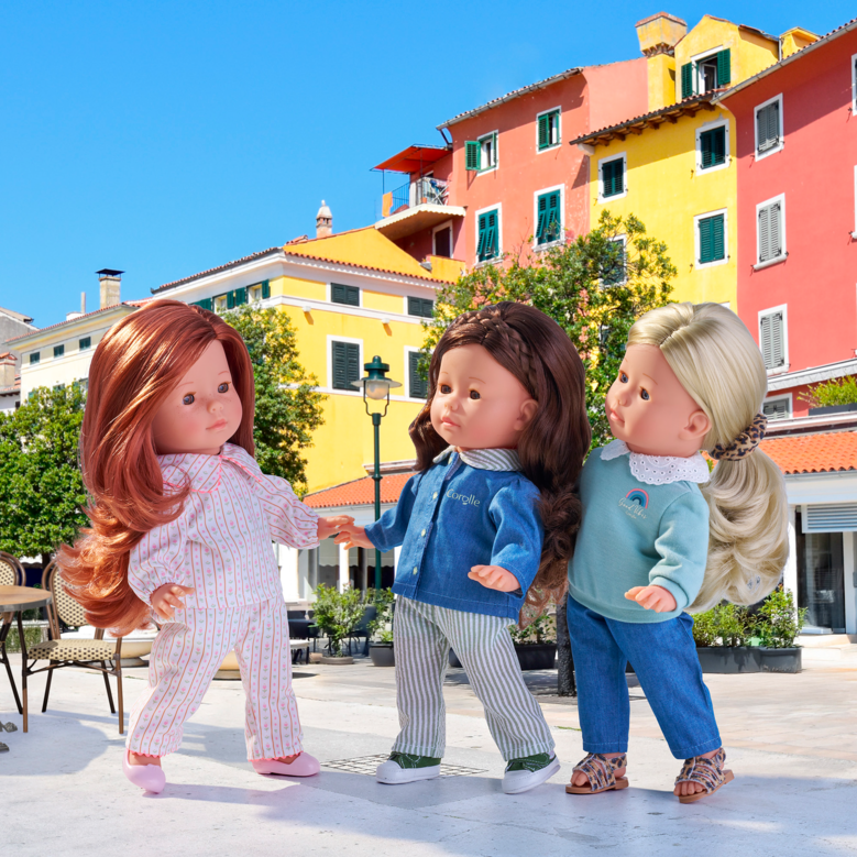 Pantalon Large Tulipes pour poupée ma Corolle