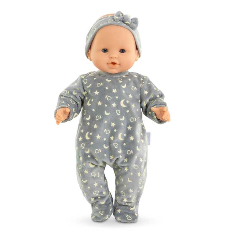 Pyjama Brille dans la Nuit & Bandeau pour poupon 36 cm