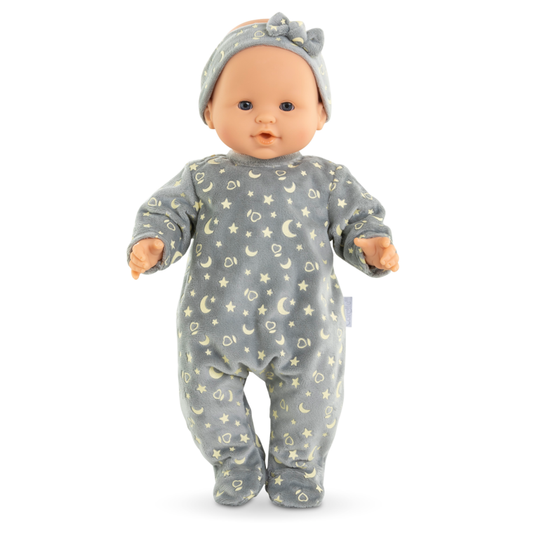 Pyjama Brille dans la Nuit & Bandeau pour poupon 36 cm