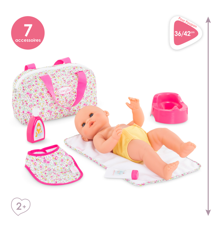 Coffret Accessoires à Langer pour poupon 36 et 42 cm