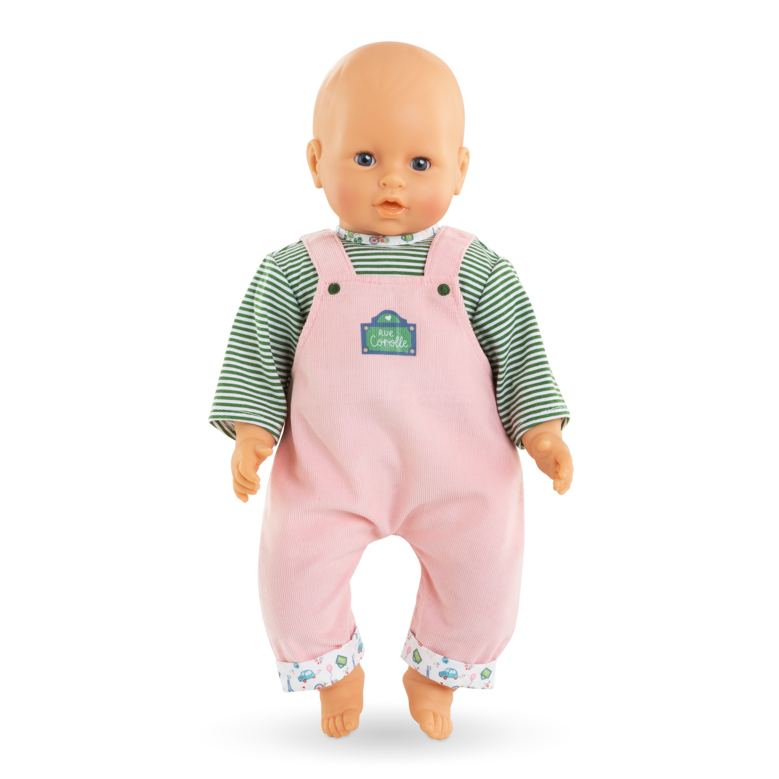 T-shirt et Salopette Manches Longues Week-end à Paris pour poupon 42 cm