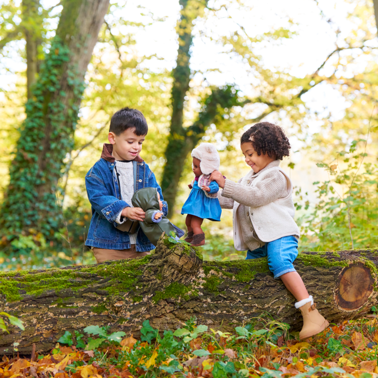 Ciré réversible Petit Explorateur pour poupon 36 cm