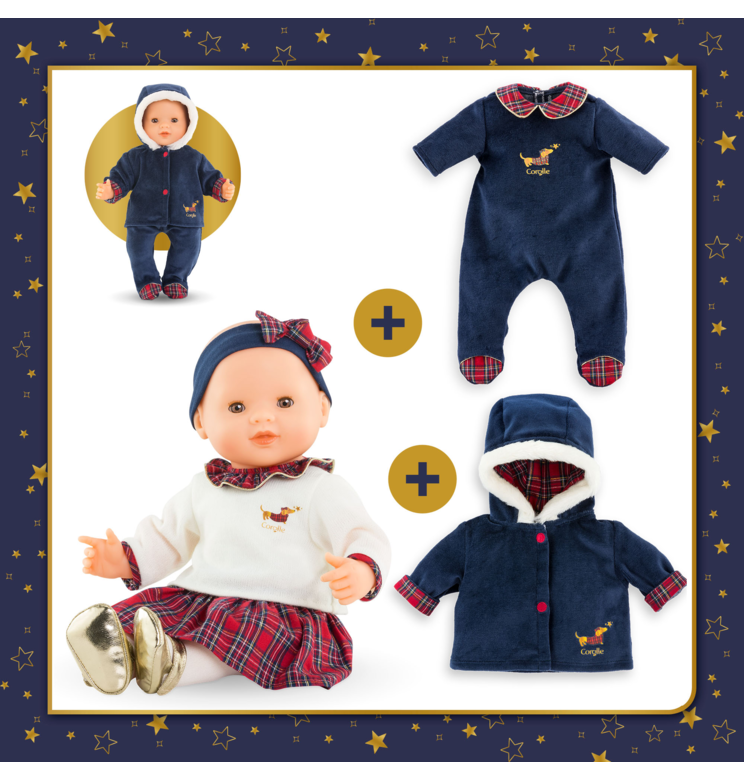 Mon Grand Poupon Suzanne et Vêtements Corolle en Fêtes