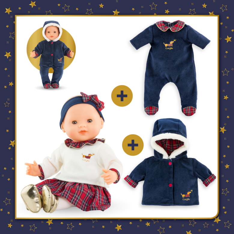 Mon Grand Poupon Suzanne et Vêtements Corolle en Fêtes