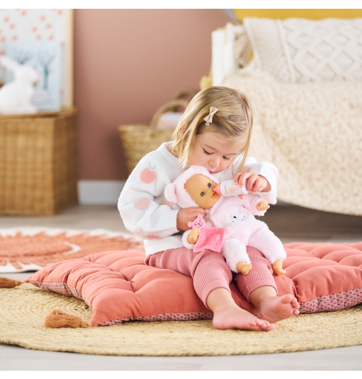 Poupon Bébé Calin Ourson d'Amour