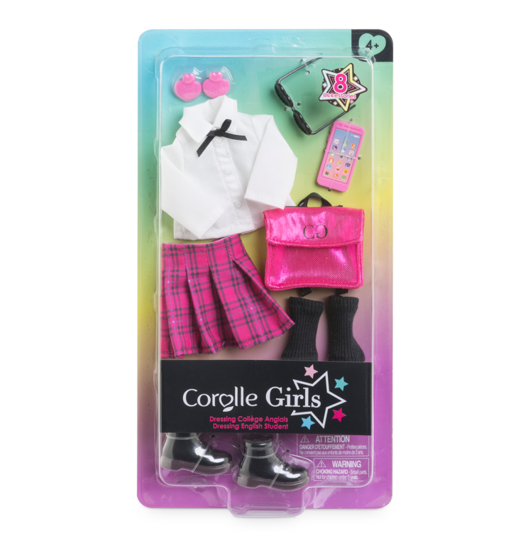 Dressing Collège Anglais pour poupée Corolle Girls