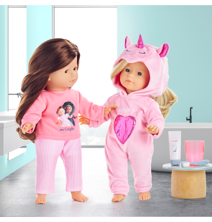 Pyjama Licorne Rose pour poupée ma Corolle