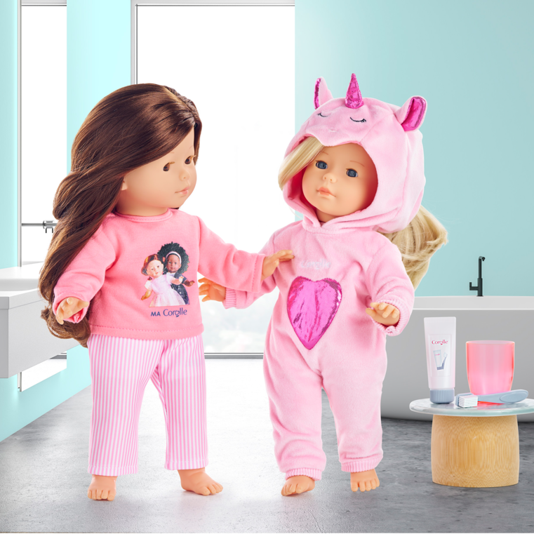 Pyjama Licorne Rose pour poupée ma Corolle