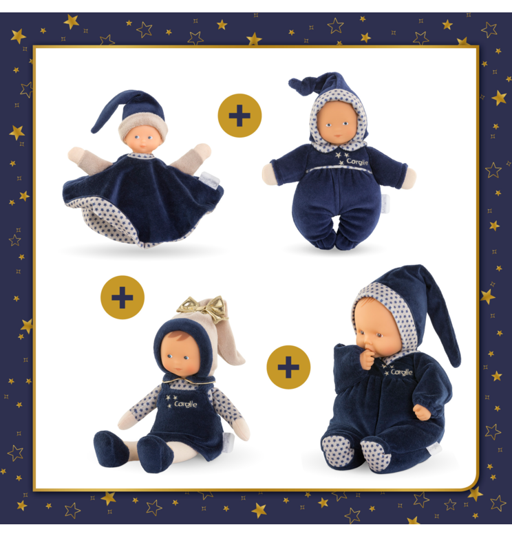 Mes 4 Doudous Marine Rêves d'Étoiles