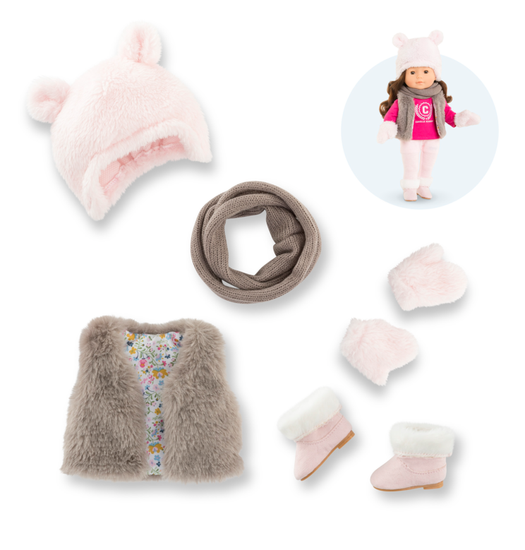 Coffret Hiver et Accessoires pour poupée ma Corolle