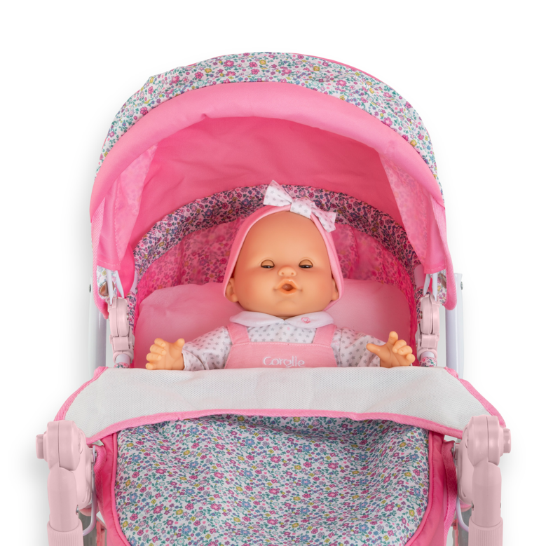 Landau Floral pour poupons 36 / 42 et 52 cm