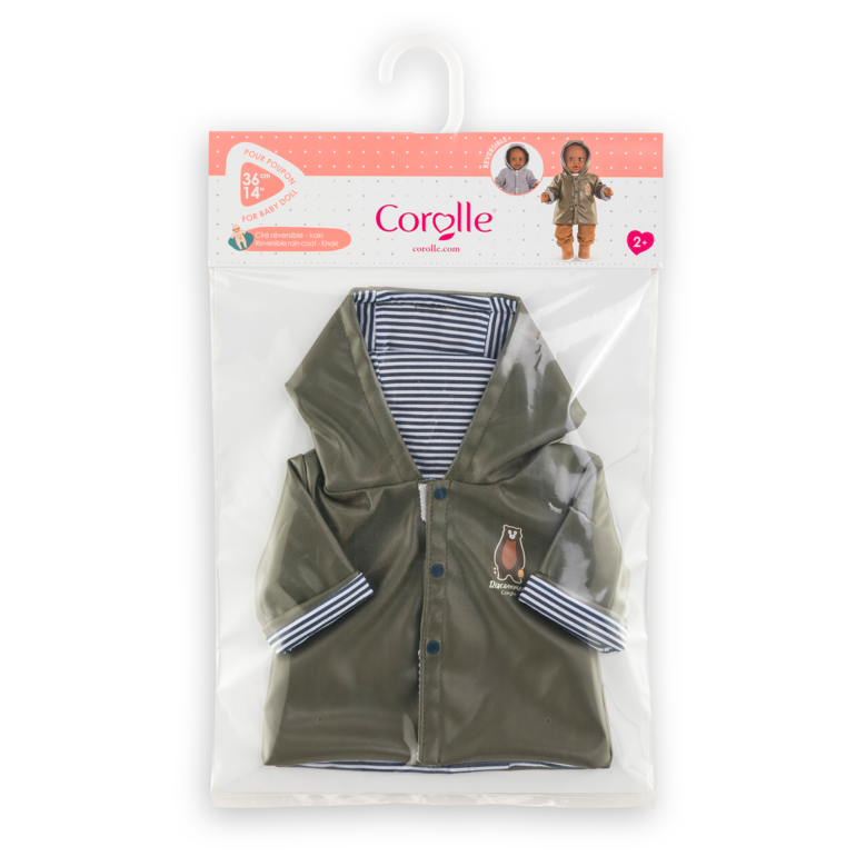 Ciré réversible Petit Explorateur pour poupon 36 cm