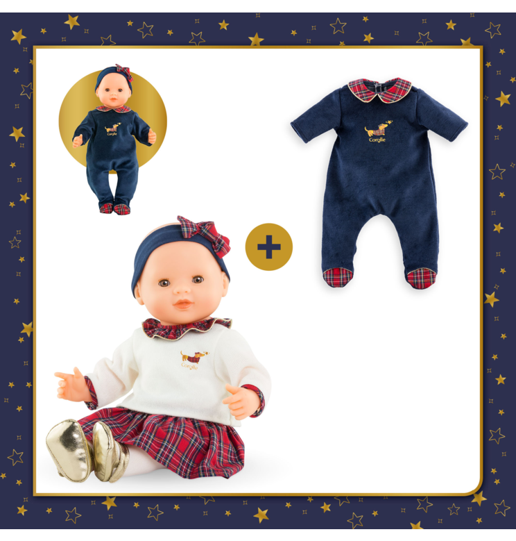 Mon Grand Poupon Suzanne et Pyjama Corolle en Fêtes