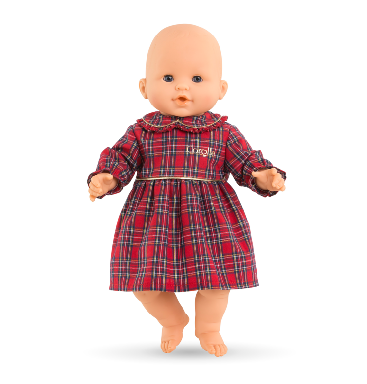Robe Corolle en Fêtes pour poupon 36 cm