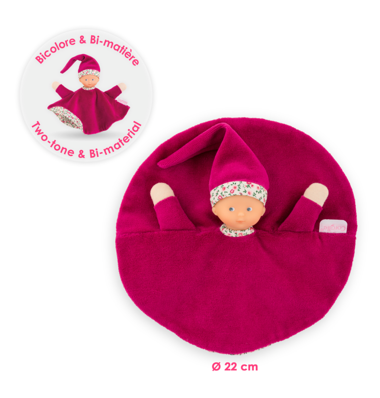 Doudous Tidoudou & Babipouce Rose Grenadine