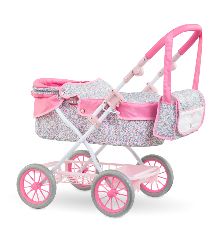 Landau Floral pour poupons 36 / 42 et 52 cm