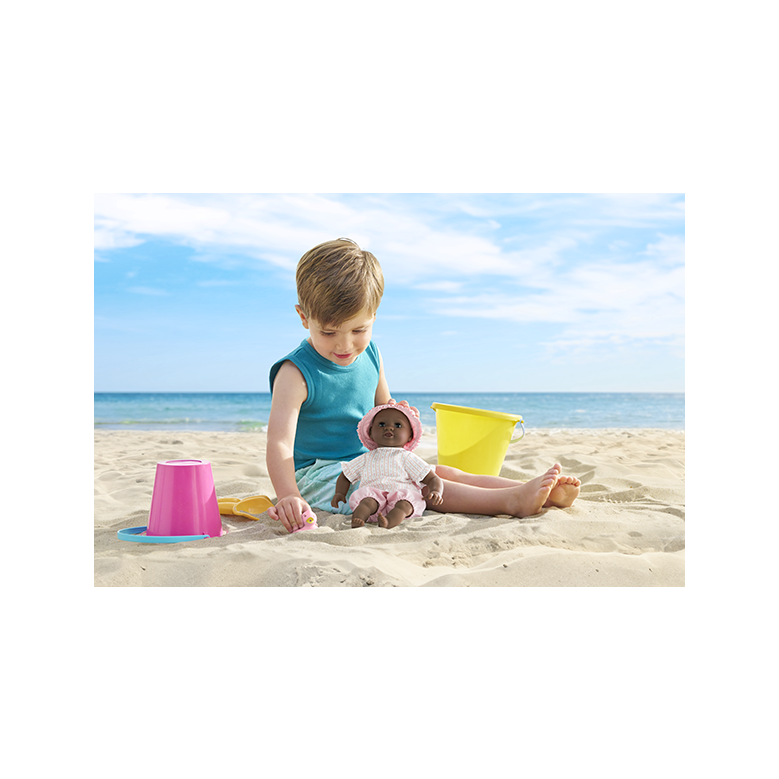 Poupon Bébé Bain Alyzée Tulipes