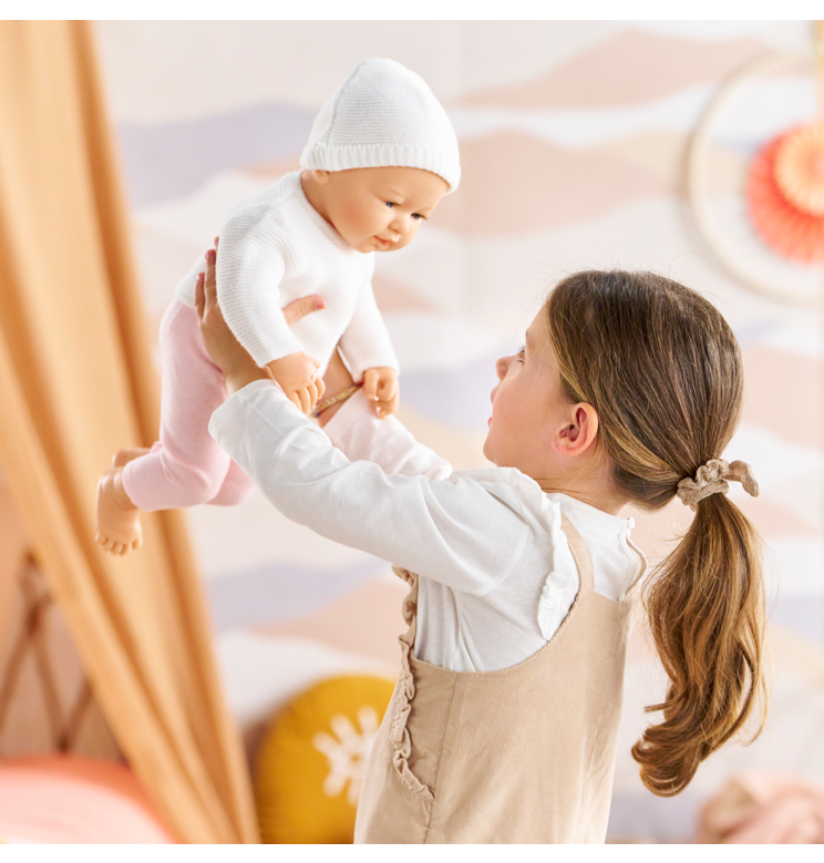 Poupon Rose et Jogging Beige