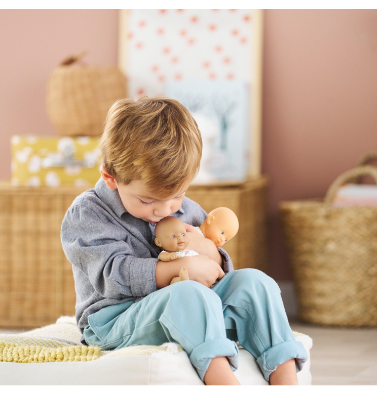 Poupon Mini Calin Lapins Yeux Marron