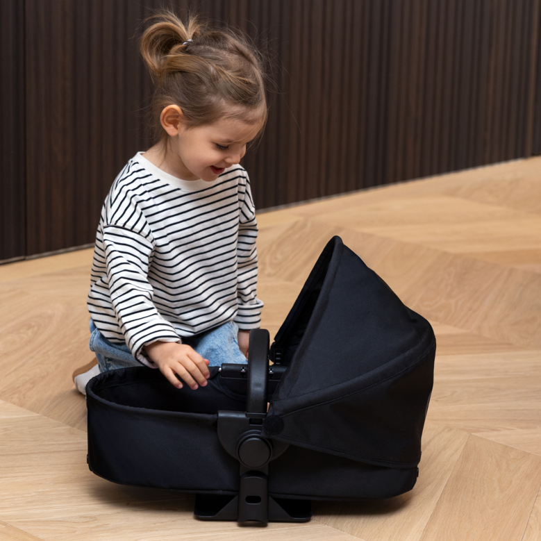 Landau 3 en 1 Cybex Priam Noir pour poupon 36 / 42 / 52 cm